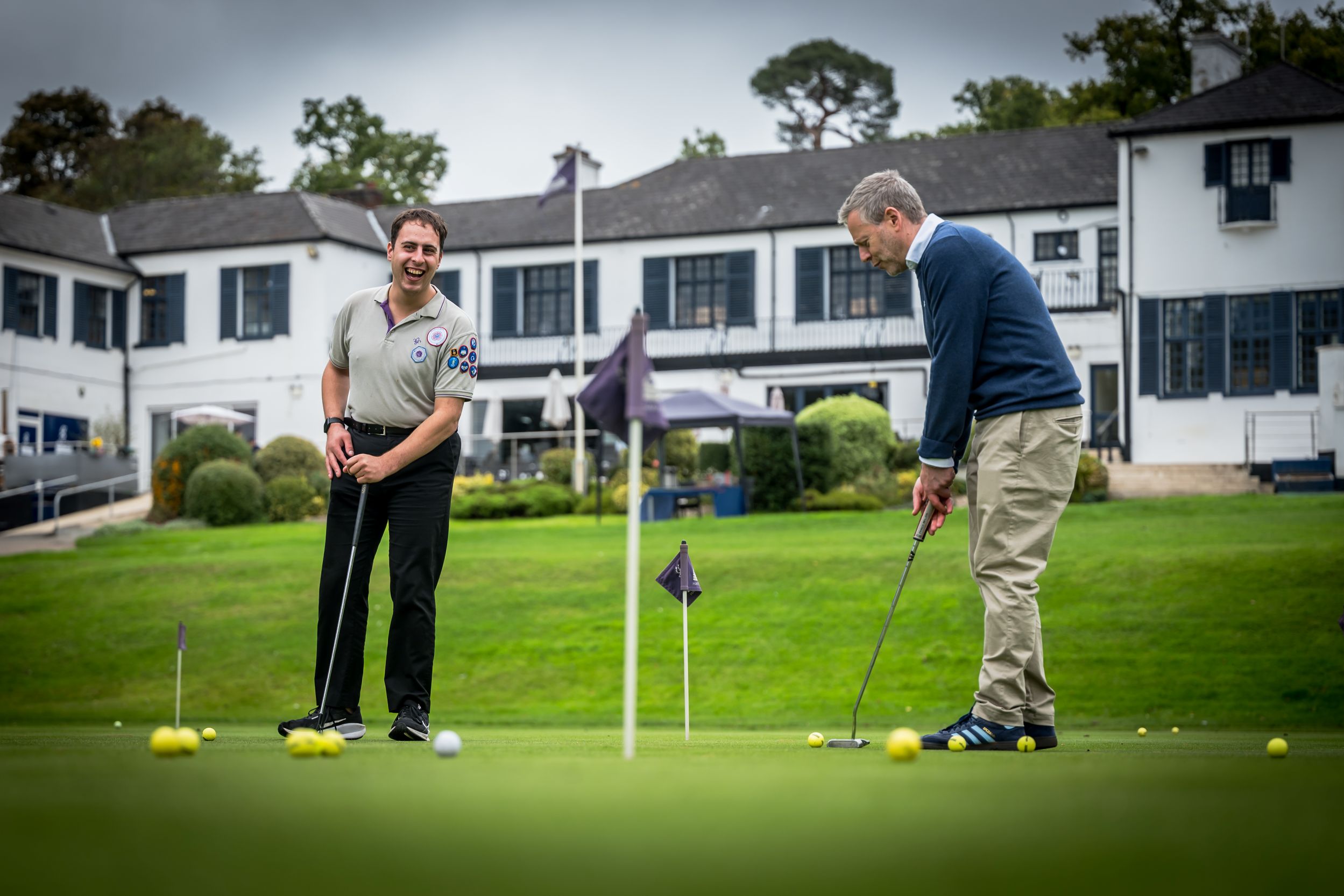 Participants at the Kisharon Langdon Golf Day fundraising event